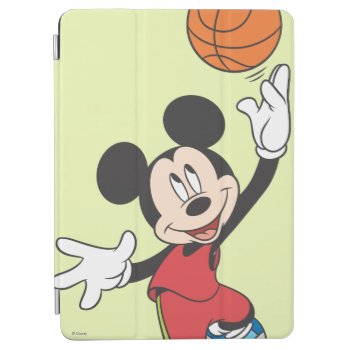 Sporty Mickey | Throwing Basketball Ipad Air Cover by MickeyAndFriends at Zazzle