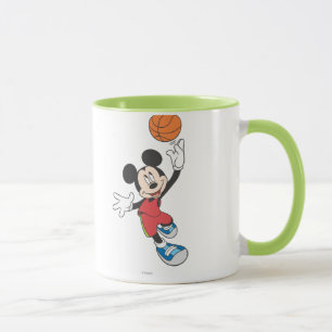 Sporty Mickey   Throwing Basketball Mug