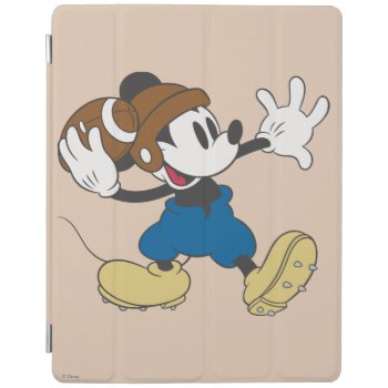Sporty Mickey | Throwing Football Ipad Smart Cover by MickeyAndFriends at Zazzle