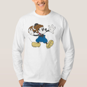 Sporty Mickey Throwing Football T-Shirt