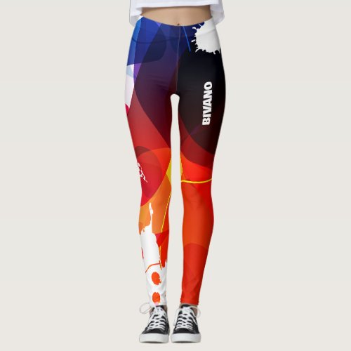 Sporty Multicolor Leggings