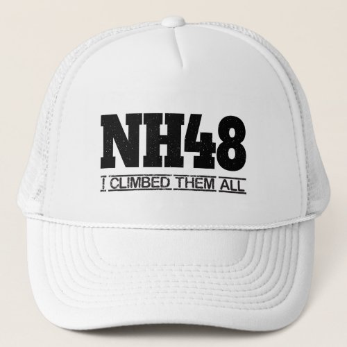 Sporty NH48 Hiker Granite State 4000_Footer Trucker Hat