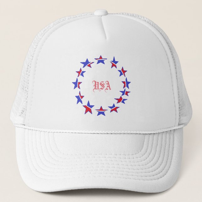Sporty  Patriotic Cap (Front)