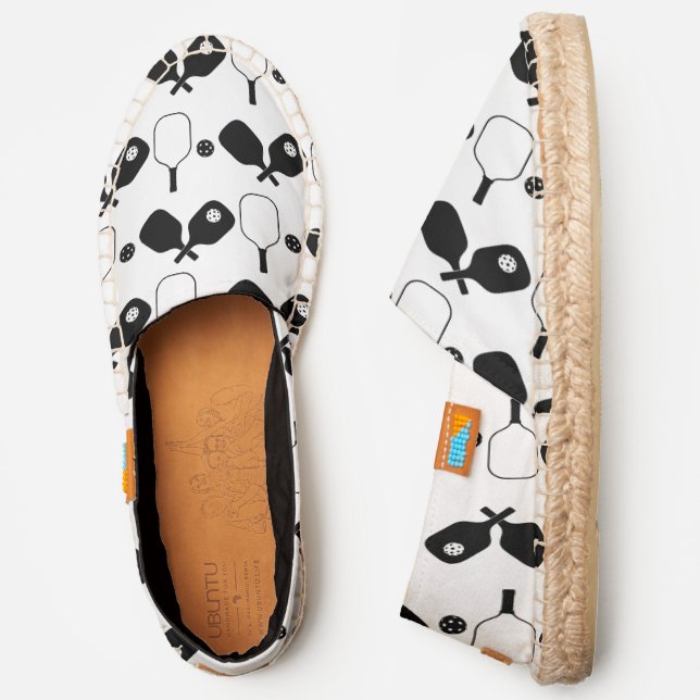 Sporty Pickleball Racquets and Ball #1 Espadrilles (Side)