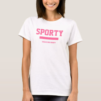 Sporty - Pink & Pink T-Shirt