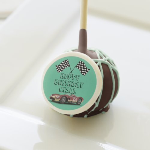 Sporty Race Car   Cake Pops