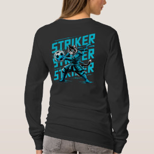 Sporty Samurai Cat Striker Women's T-Shirt