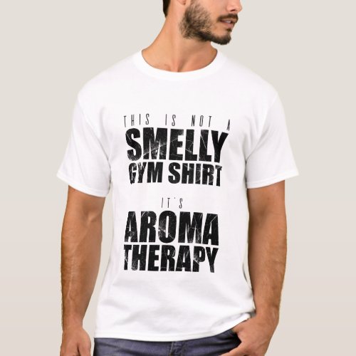 Sporty Smelly Gym Shirt as Aromatherapy