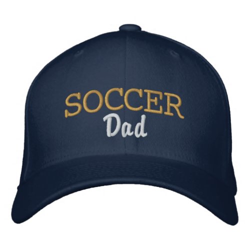 Sporty Soccer Dad Embroidered Baseball Cap