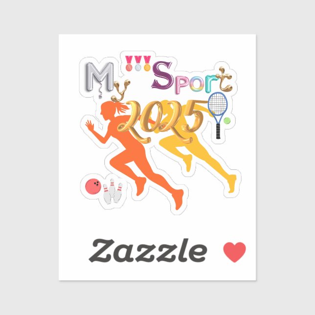 Sporty stickers  (Sheet)