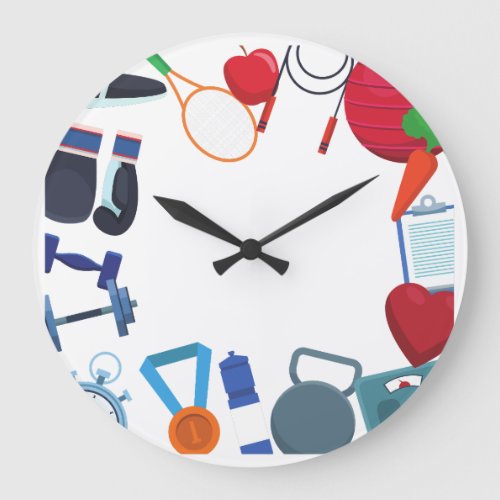 Sporty Timekeeper Wall Clock with Sports Design