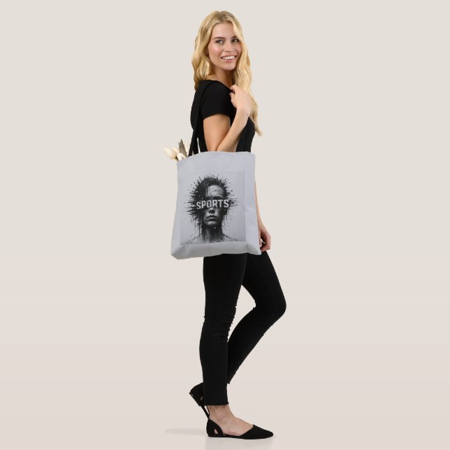 Sporty Tote Bag | Stylish & Eco-Friendly Gym (On Model)