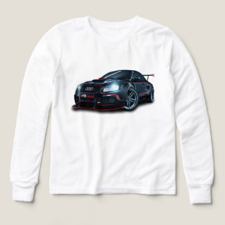 Sporty Tuner Car Graphic Sweatshirt - Street Racin Tri-Blend Shirts