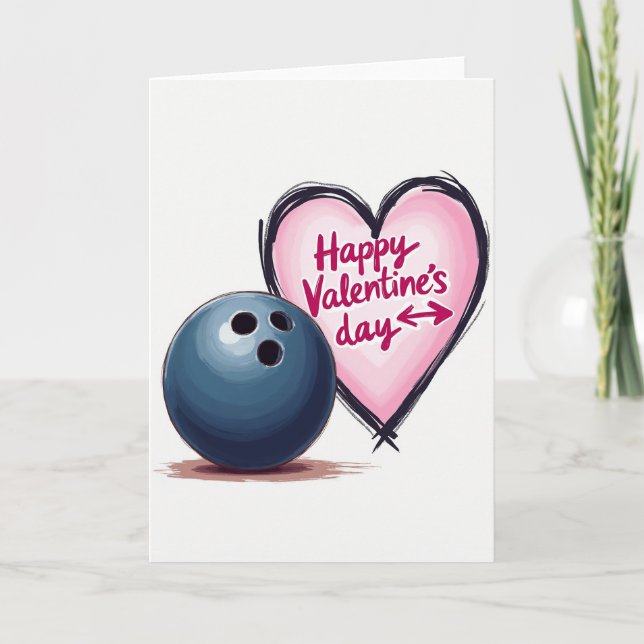 Sporty Valentines Day Card (Front)