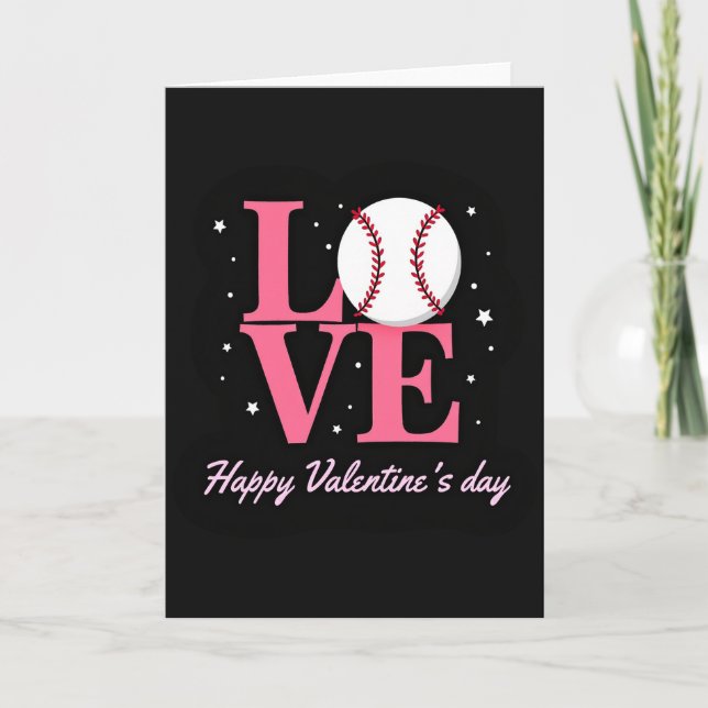 Sporty Valentines Love Card (Front)