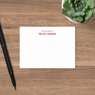 Sporty Varsity Style From The Desk Of Post-it Notes