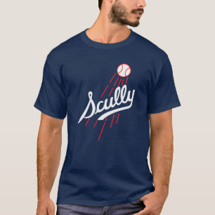 Sporty Vintage Vin Scully Tribute Baseball T-Shirt