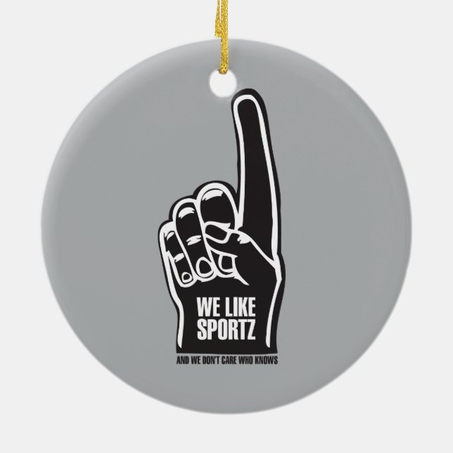Sportz 2 ceramic ornament (Back)