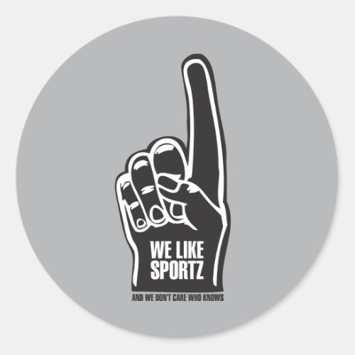 Sportz 2 classic round sticker