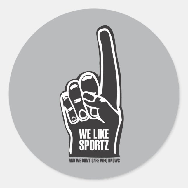 Sportz 2 classic round sticker (Front)