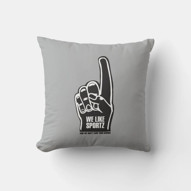 Sportz 2 throw pillow (Front)
