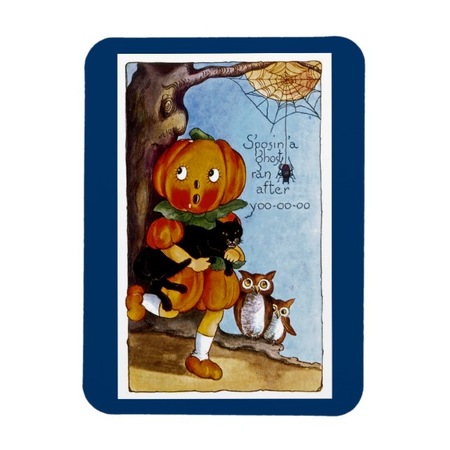 S'posin' a Ghost ran after Yoo-oo-oo! Magnet (Vertical)