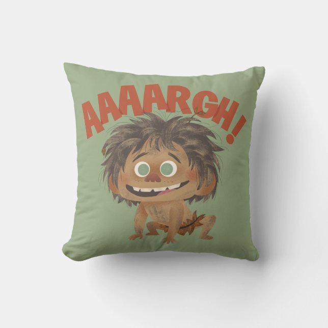 Spot AAAARGH! Throw Pillow (Front)