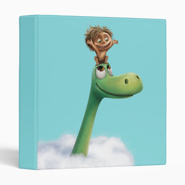 Spot And Arlo Head In Clouds 3 Ring Binder (Front/Spine)
