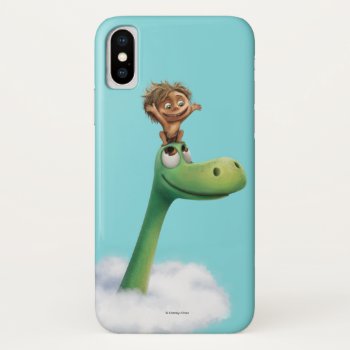 Spot And Arlo Head In Clouds Iphone X Case by gooddinosaur at Zazzle