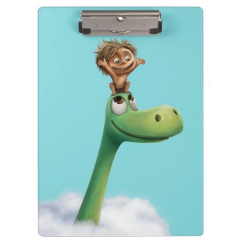 Spot And Arlo Head In Clouds Clipboard by gooddinosaur at Zazzle