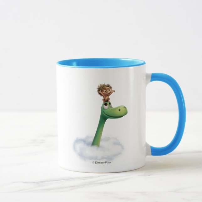 Spot And Arlo Head In Clouds Mug (Right)