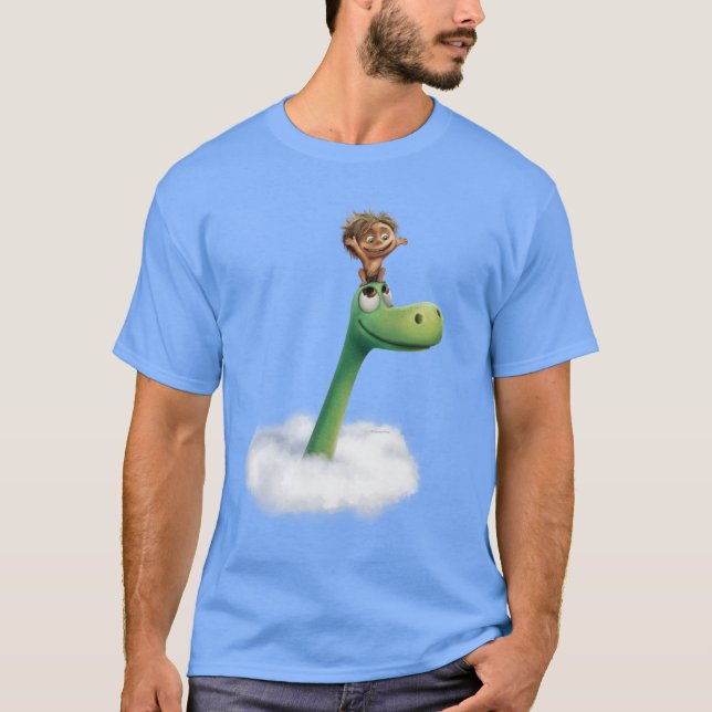 Spot And Arlo Head In Clouds T-Shirt (Front)