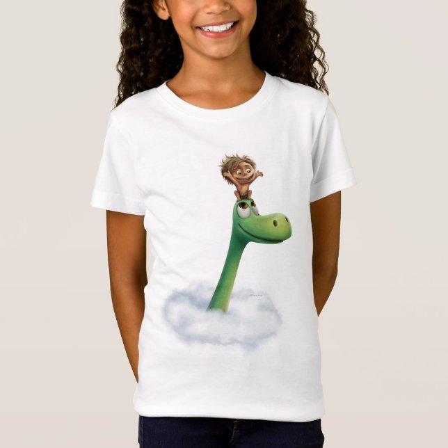 Spot And Arlo Head In Clouds T-Shirt (Front)