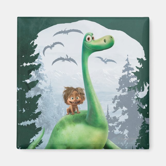 Spot And Arlo In Forest Magnet (Front)