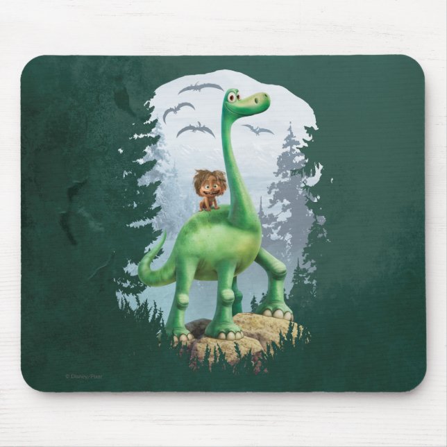 Spot And Arlo In Forest Mouse Pad (Front)