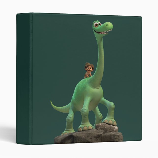 Spot And Arlo On Rock 3 Ring Binder (Front/Spine)