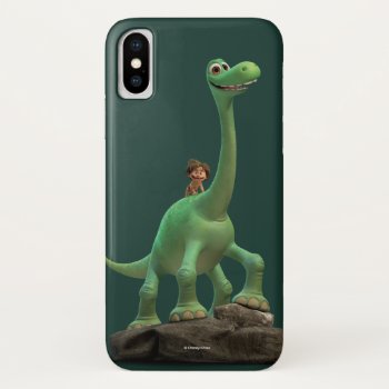 Spot And Arlo On Rock Iphone X Case by gooddinosaur at Zazzle