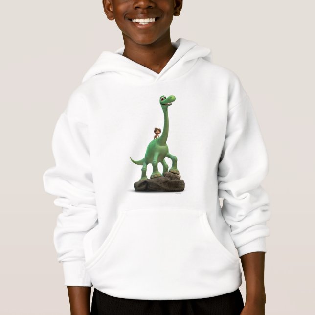 Spot And Arlo On Rock Hoodie (Front)