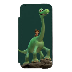 Spot And Arlo On Rock Wallet Case For iPhone SE/5/5s