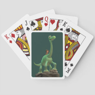 Spot And Arlo On Rock Playing Cards