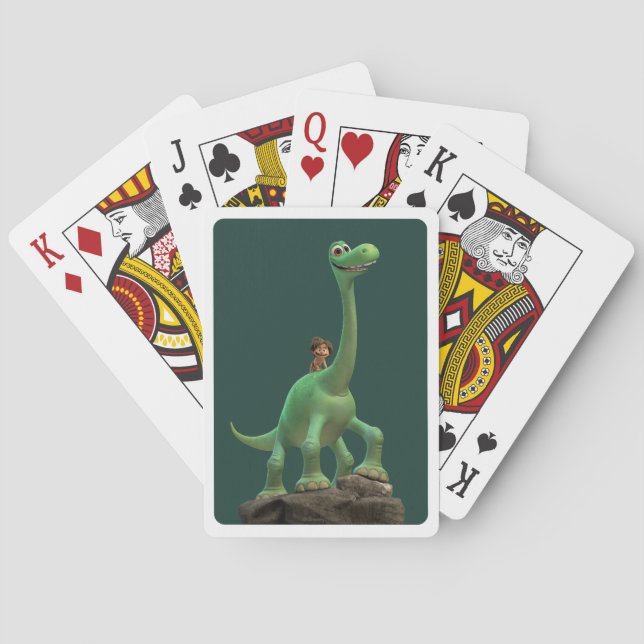 Spot And Arlo On Rock Playing Cards (Back)