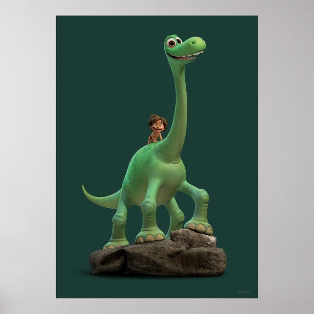 Spot And Arlo On Rock Poster (Front)