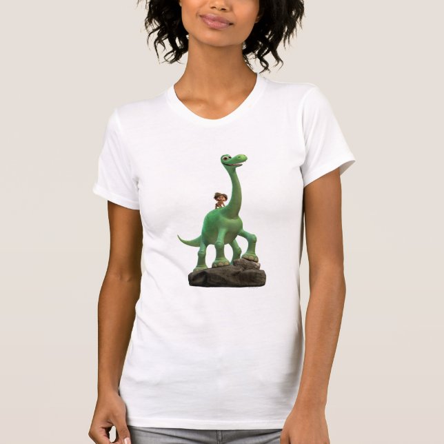 Spot And Arlo On Rock T-Shirt (Front)