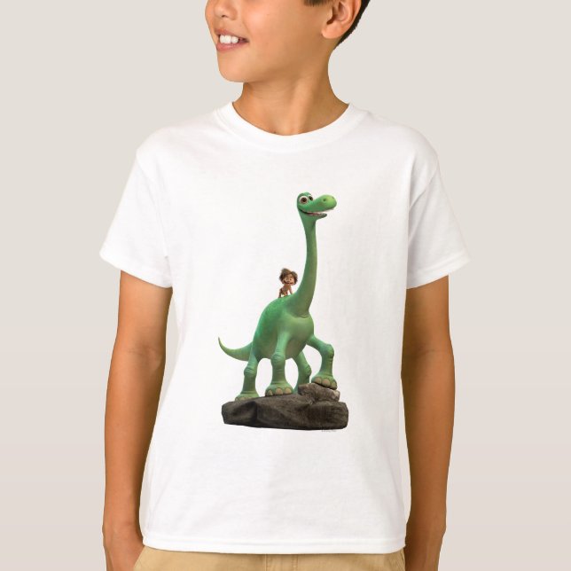 Spot And Arlo On Rock T-Shirt (Front)