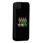 Spot and Arlo Purple Yellow Green Trees Case-Mate iPhone Case (Back/Right)