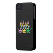 Spot and Arlo Purple Yellow Green Trees Case-Mate iPhone Case (Back Left)