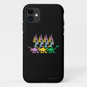 Spot and Arlo Purple Yellow Green Trees iPhone 11 Case