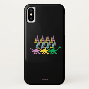Spot and Arlo Purple Yellow Green Trees iPhone X Case