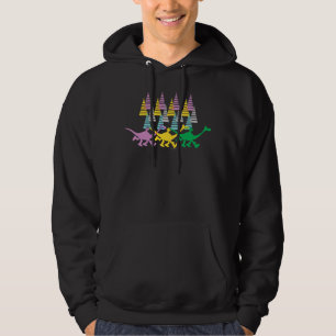 Spot and Arlo Purple Yellow Green Trees Hoodie
