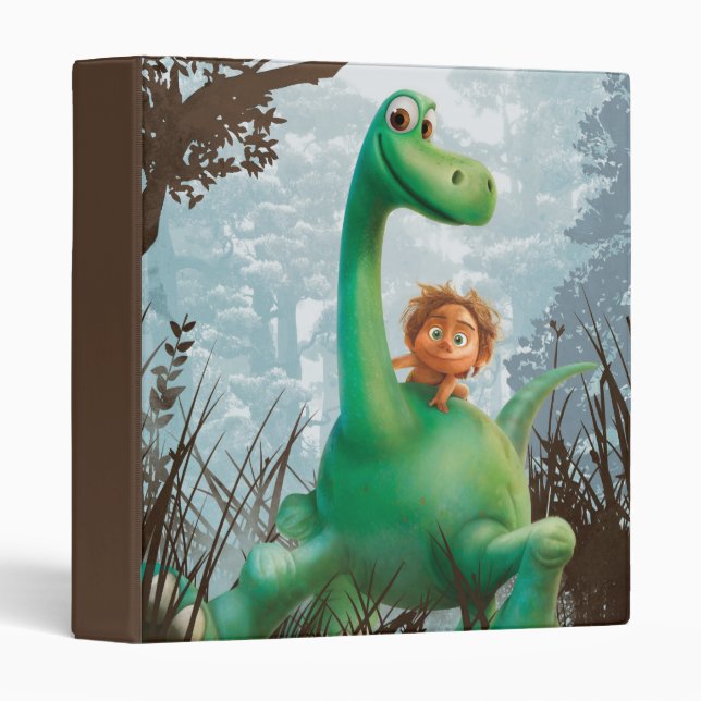 Spot And Arlo Walking Through Forest 3 Ring Binder (Front/Spine)